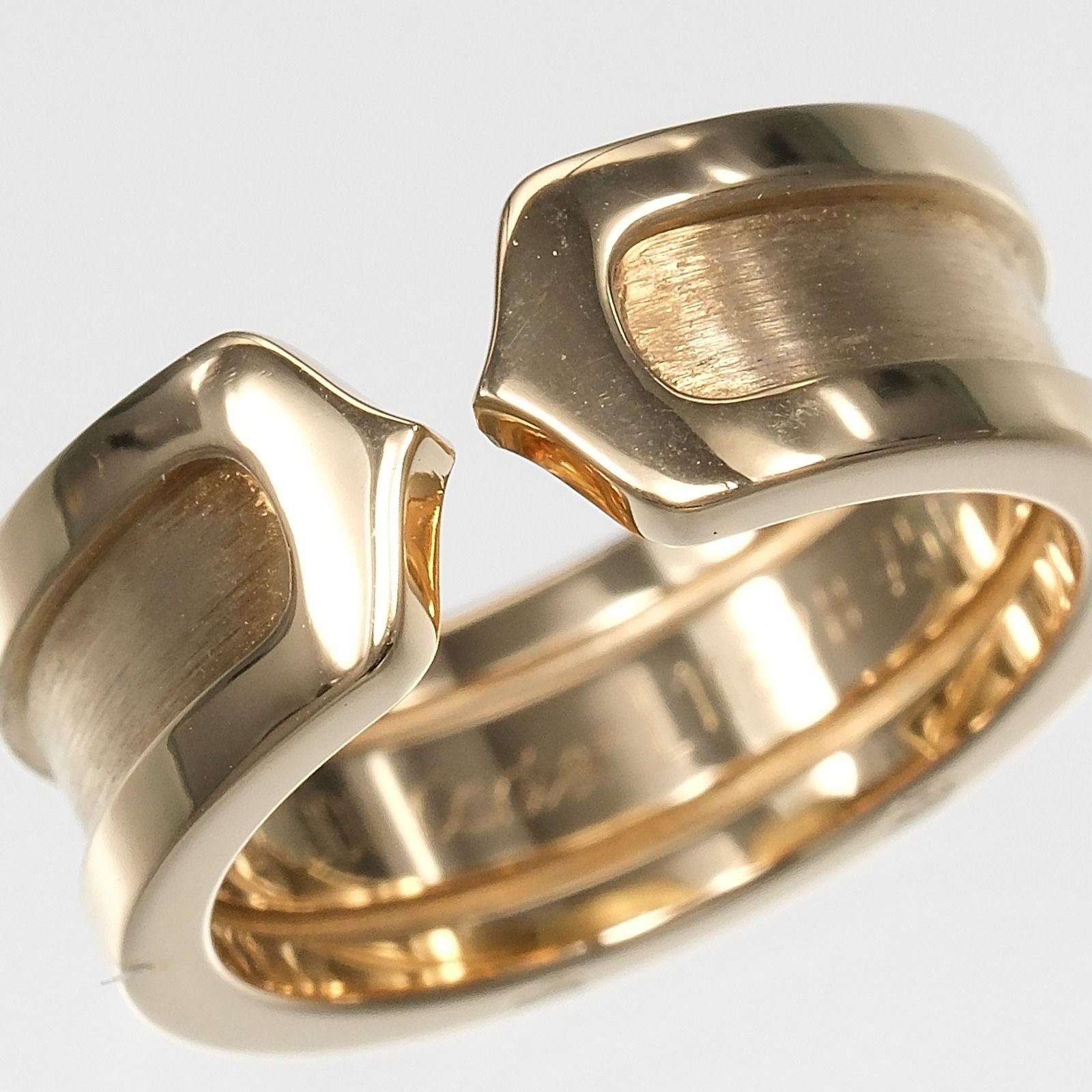 Cartier 2C 18k Yellow Gold Ring — view 6