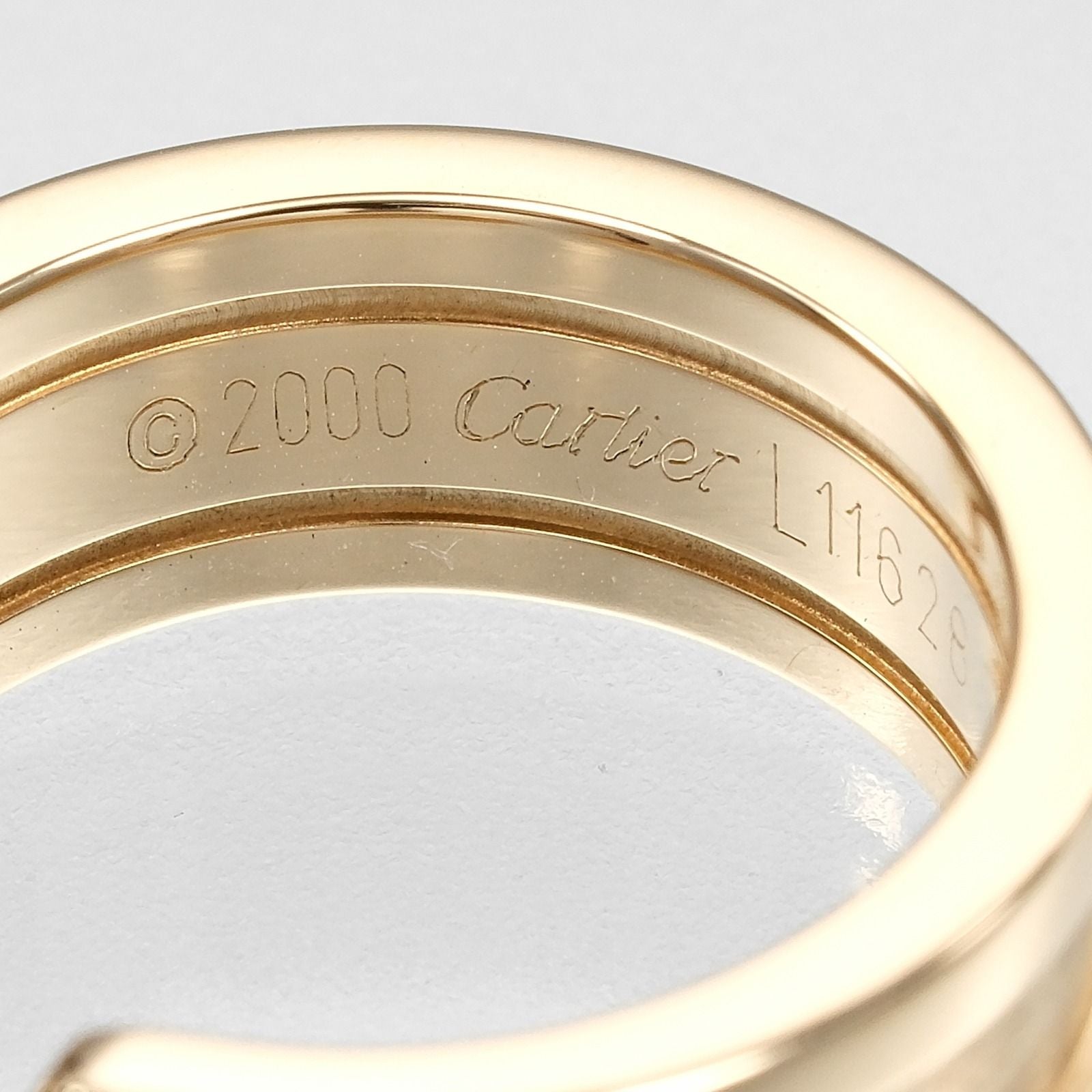 Cartier 2C 18k Yellow Gold Ring — view 4