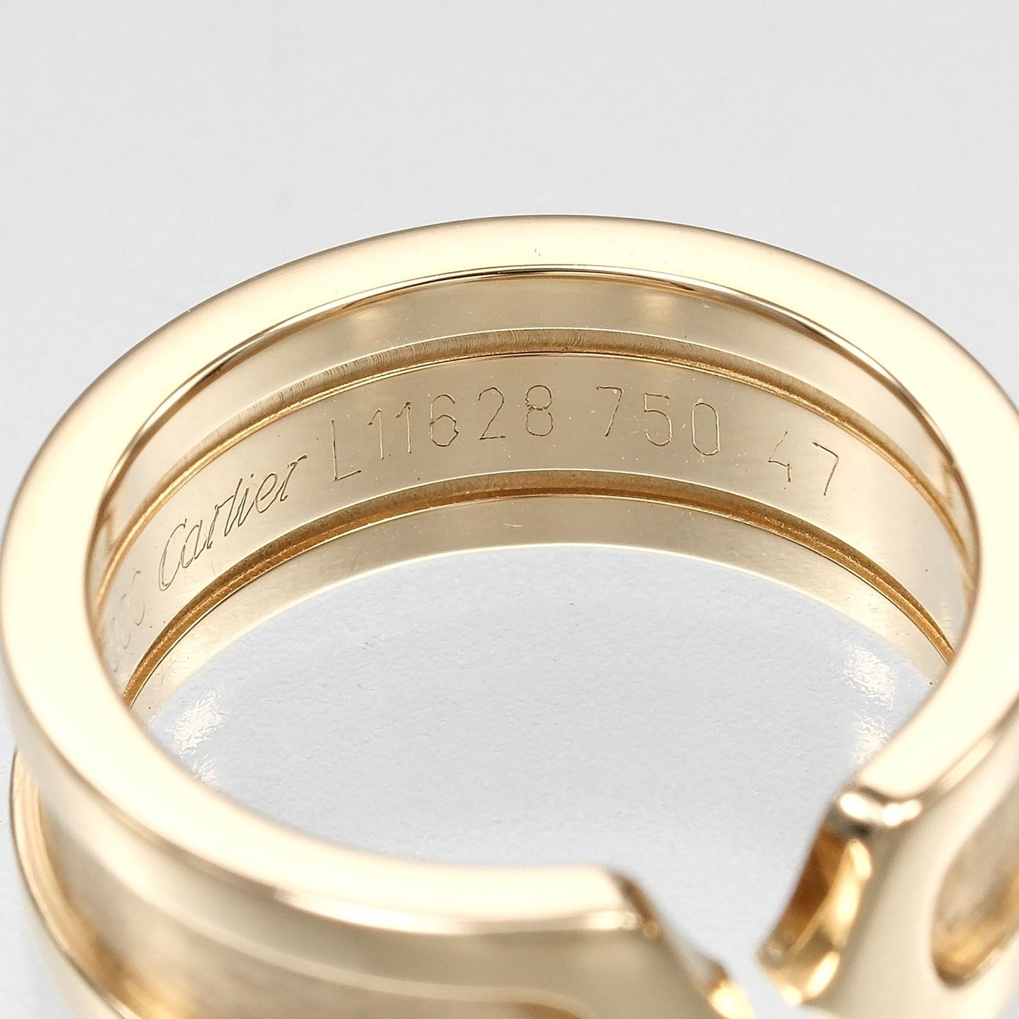 Cartier 2C 18k Yellow Gold Ring — view 5