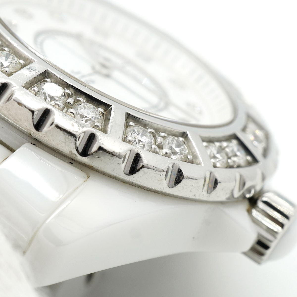 Chanel J12 Diamond White Dial Watch — view 7