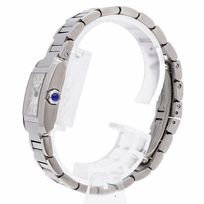 Cartier Tank Francaise SM Silver Dial Watch — view 2