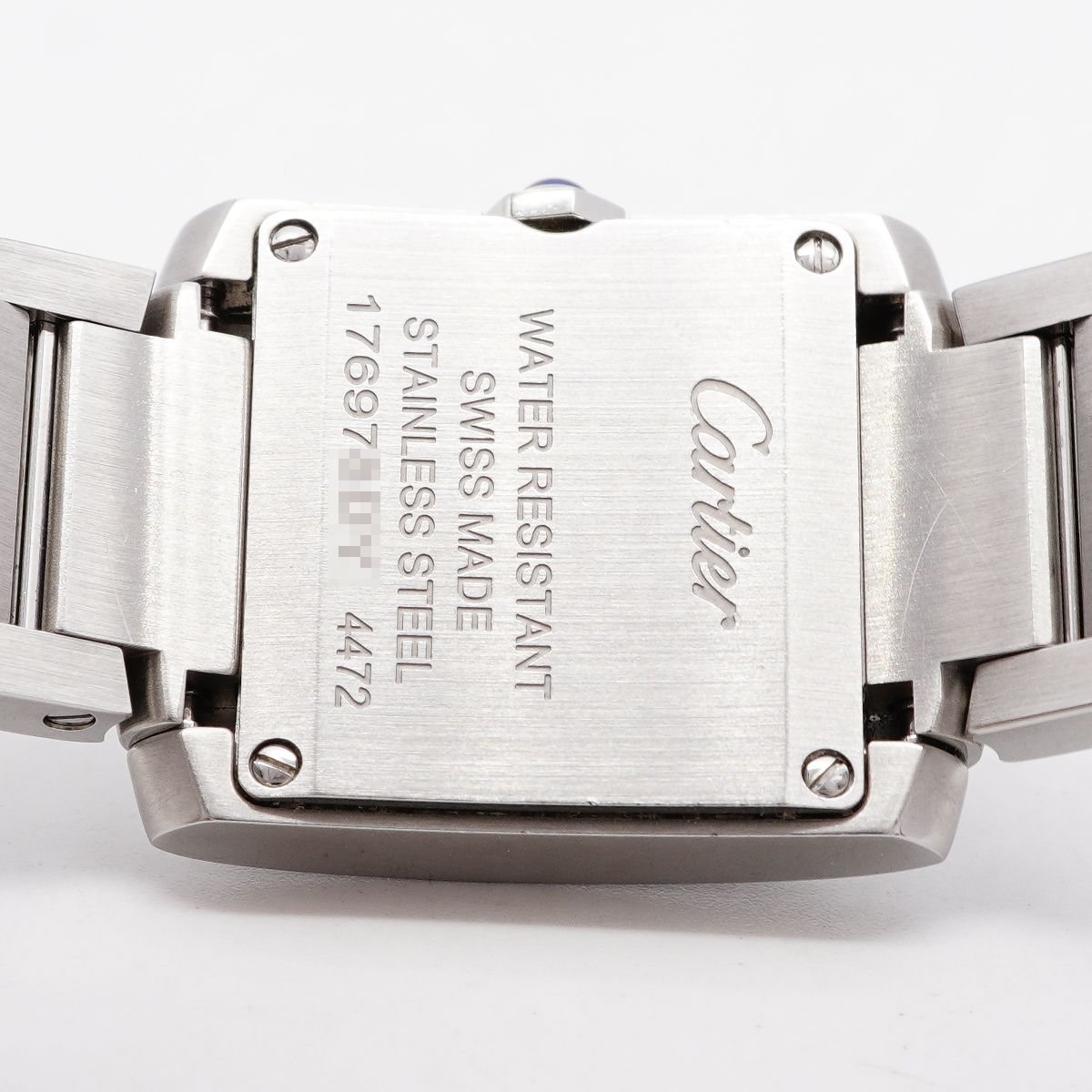 Cartier Tank Francaise SM Silver Dial Watch — view 5