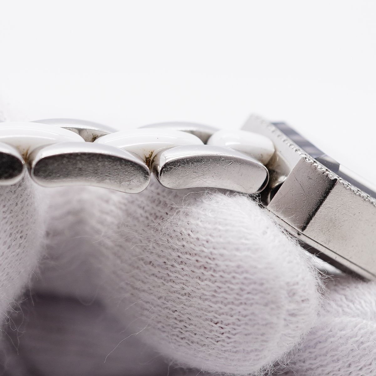 Chanel Premiere Ceramic Diamond White Dial Watch — view 7
