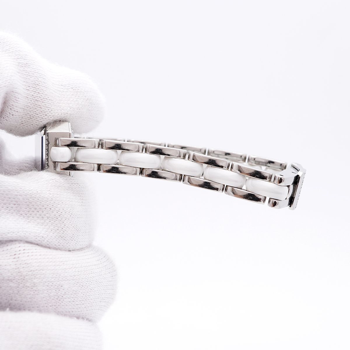 Chanel Premiere Ceramic Diamond White Dial Watch — view 6