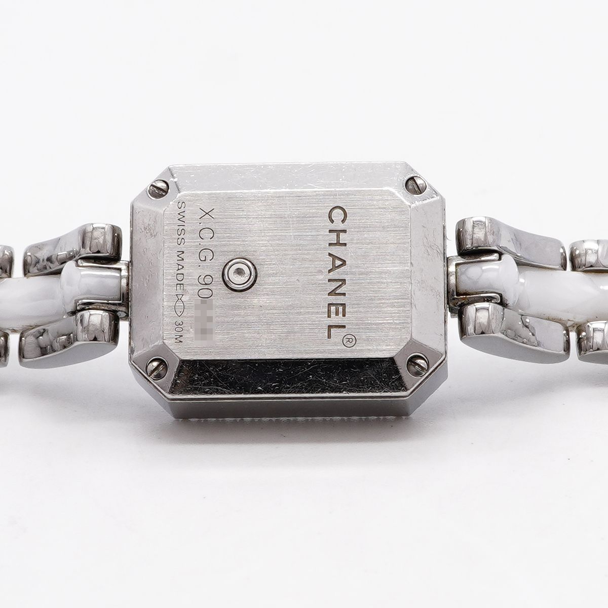 Chanel Premiere Ceramic Diamond White Dial Watch — view 5