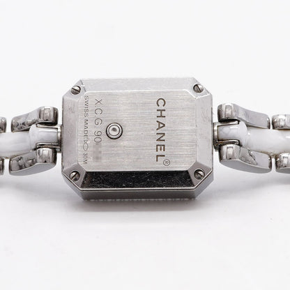 Chanel Premiere Ceramic Diamond White Dial Watch — view 5