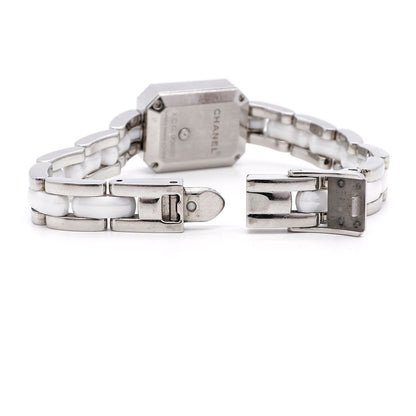 Chanel Premiere Ceramic Diamond White Dial Watch — view 4