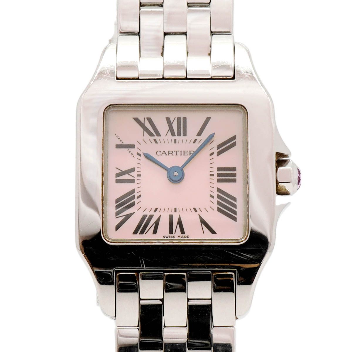 Cartier Santos Demoiselle SM Pink Dial Watch