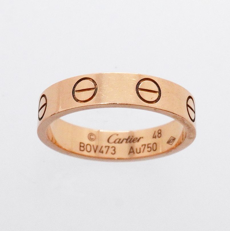 Cartier Ring Mini Love 18k Pink Gold — view 2