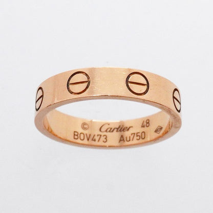 Cartier Ring Mini Love 18k Pink Gold — view 2