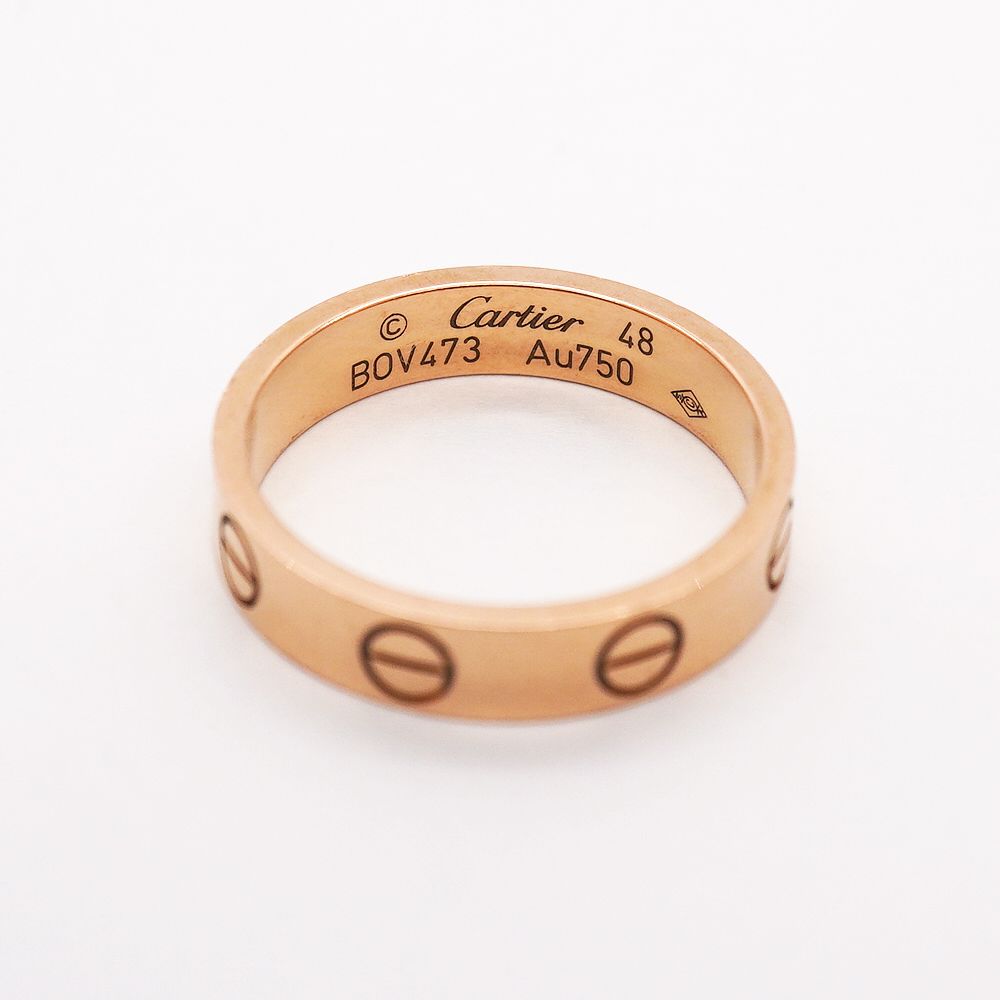 Cartier Ring Mini Love 18k Pink Gold — view 4