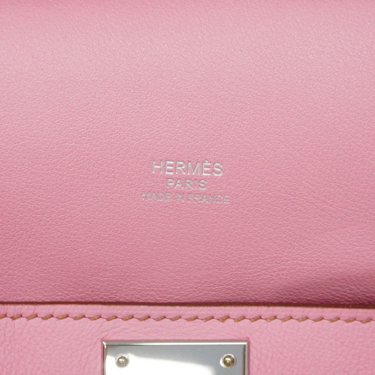 Hermes Shoulder Bag Jypsiere 28 Swift Pink Silver — view 5