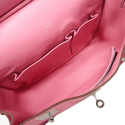Hermes Shoulder Bag Jypsiere 28 Swift Pink Silver — view 4