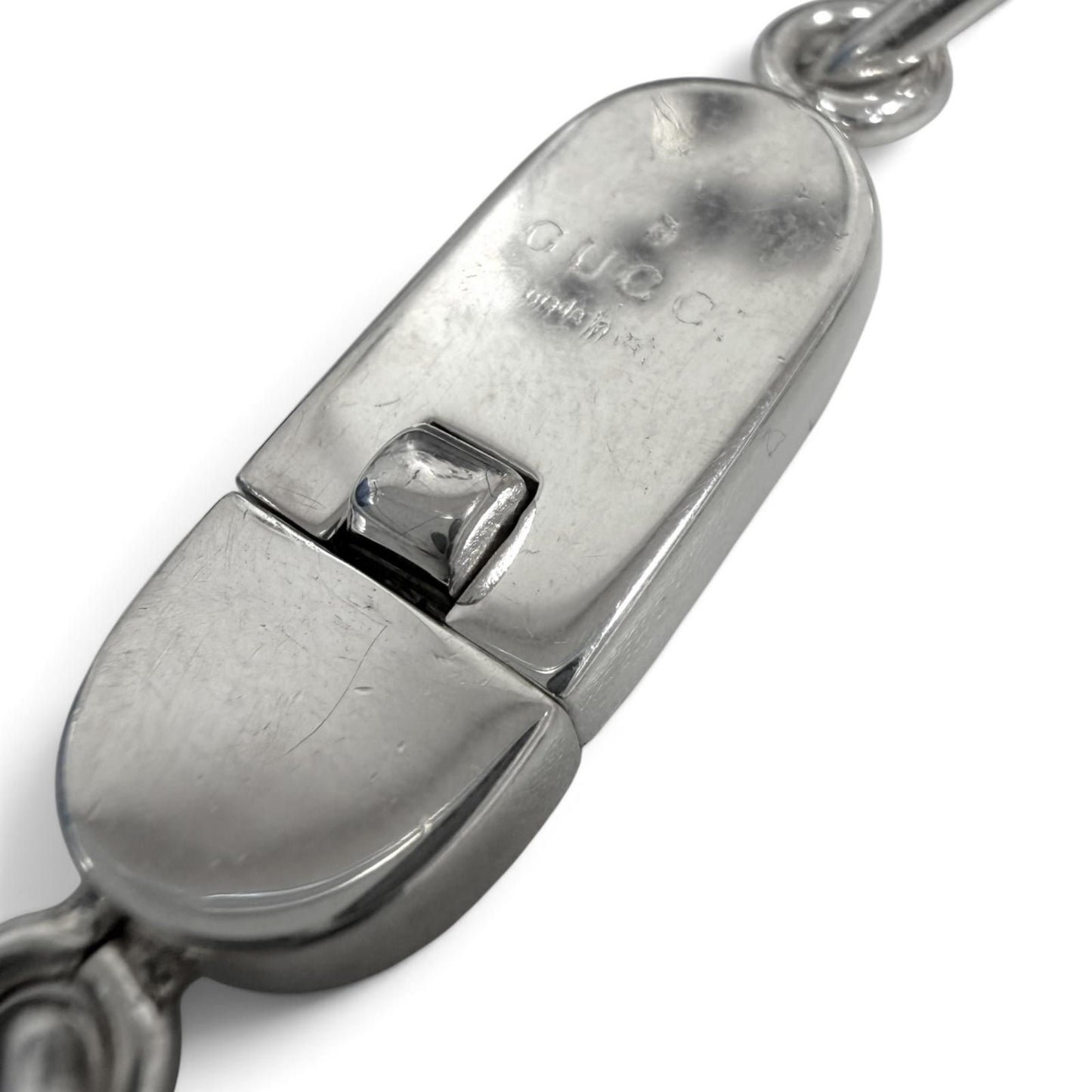 Gucci Oval Link Chain Bracelet Silver — view 4