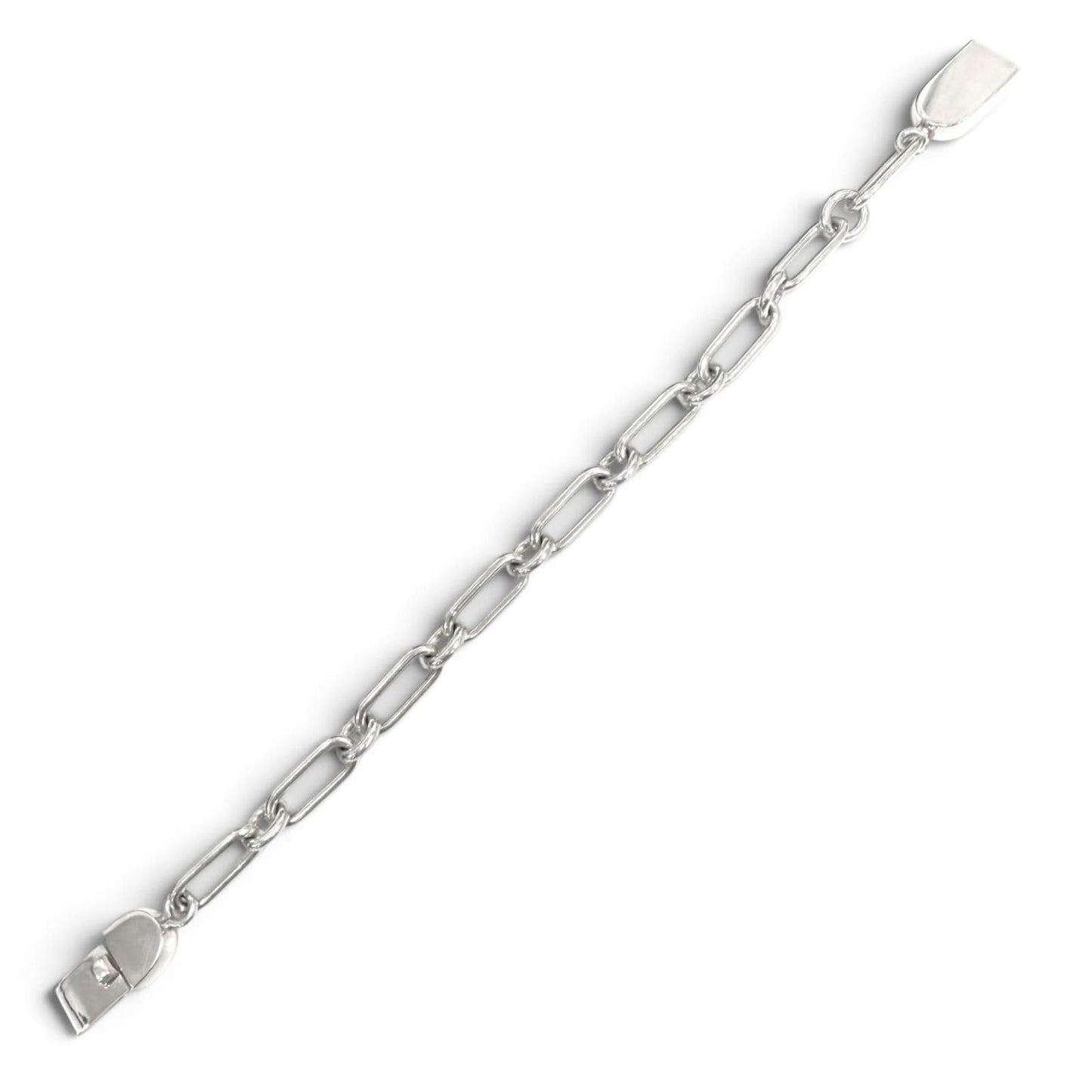 Gucci Oval Link Chain Bracelet Silver — view 3