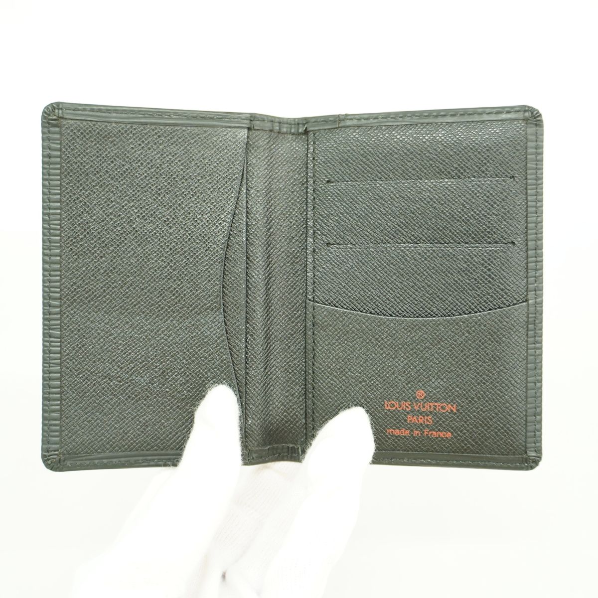 Louis Vuitton Card Case Epi Pocket Organizer Noir — view 3