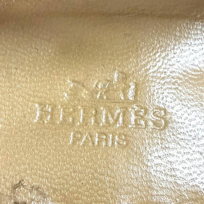 Hermes Leather Knob Mocha Stitch Flat Shoes Moccasin Loafers Brown — view 8