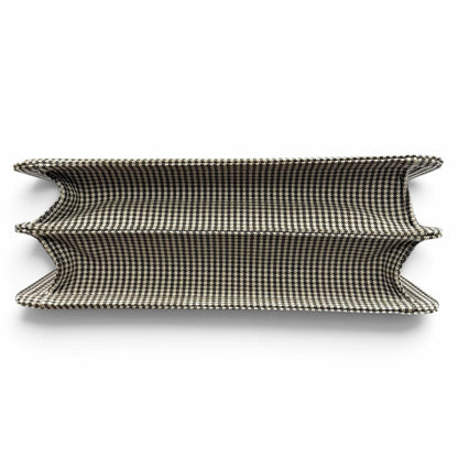 Fendi Peekaboo ISeeU Medium Canvas Houndstooth Lining Zucca Pattern Leather — view 6