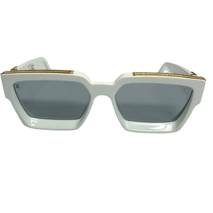 Louis Vuitton Sunglasses 1.1 Millionaire Mirror Lens White Gold 58 Eyewear — view 3