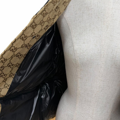 Gucci GG Canvas Bomber Jacket Down Brown 34 — view 6