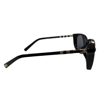 Louis Vuitton Conviction Sunglasses Black Silver 57 18 Demo Lens Eyewear — view 5