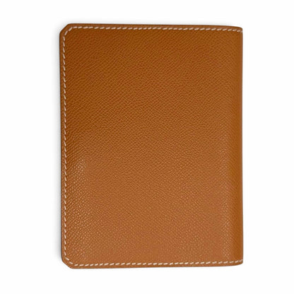 Hermes Medor Card Case Veau Madame Gold Bifold Business — view 2