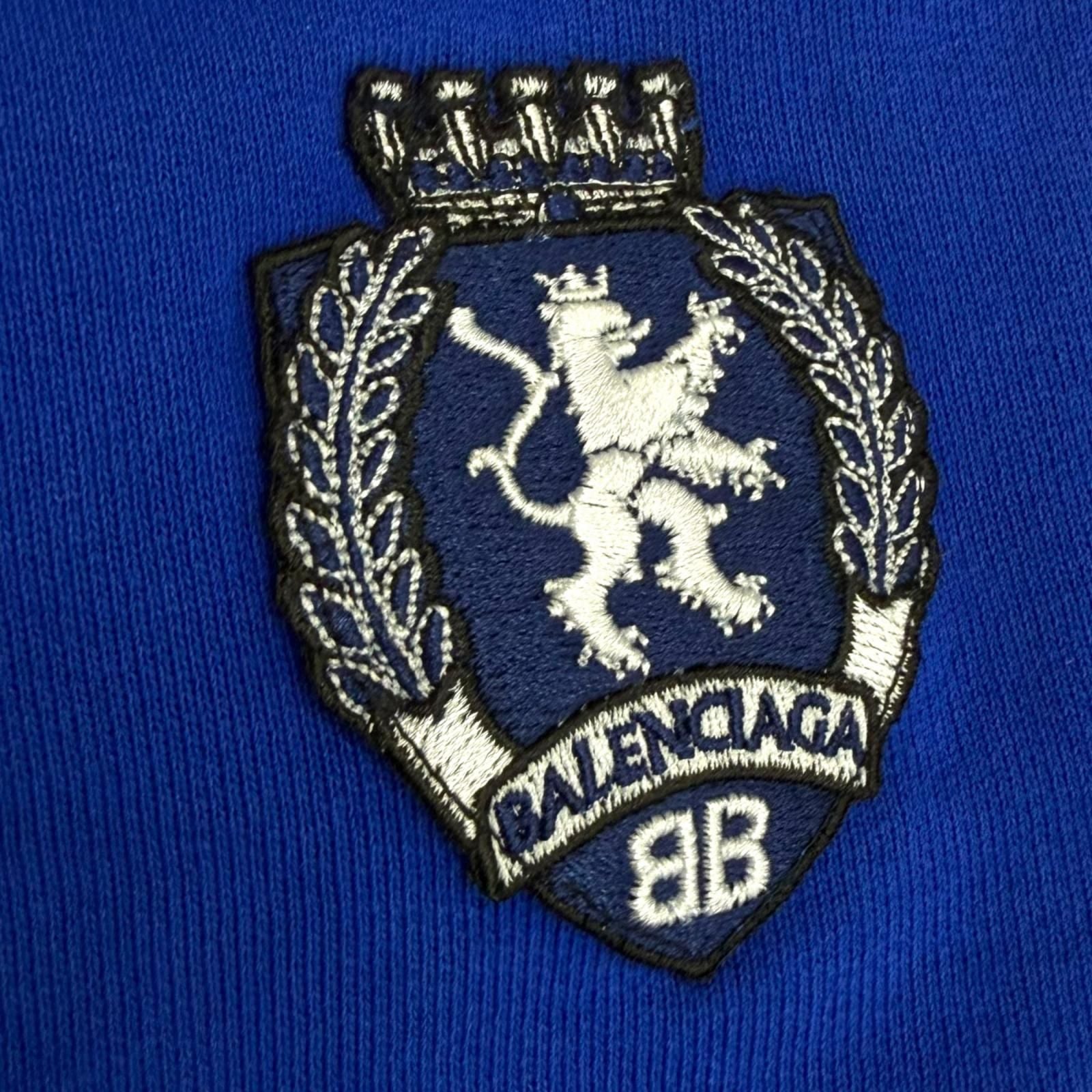Balenciaga Football Sports Icon Baggy Sweat Shorts Blue S — view 5