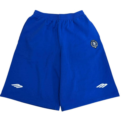 Balenciaga Football Sports Icon Baggy Sweat Shorts Blue S