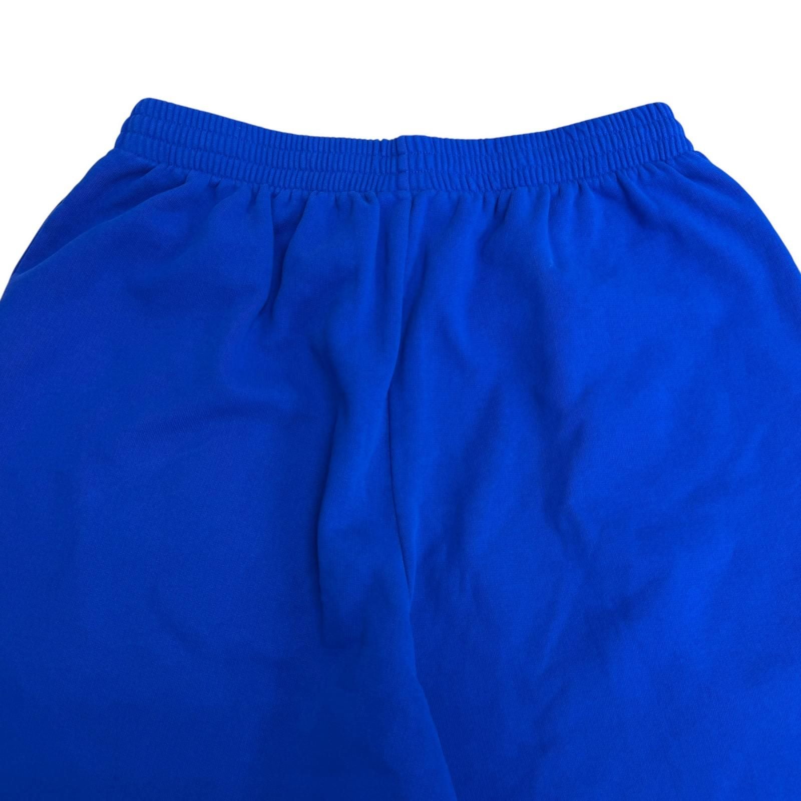 Balenciaga Football Sports Icon Baggy Sweat Shorts Blue S — view 4