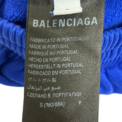 Balenciaga Football Sports Icon Baggy Sweat Shorts Blue S — view 7