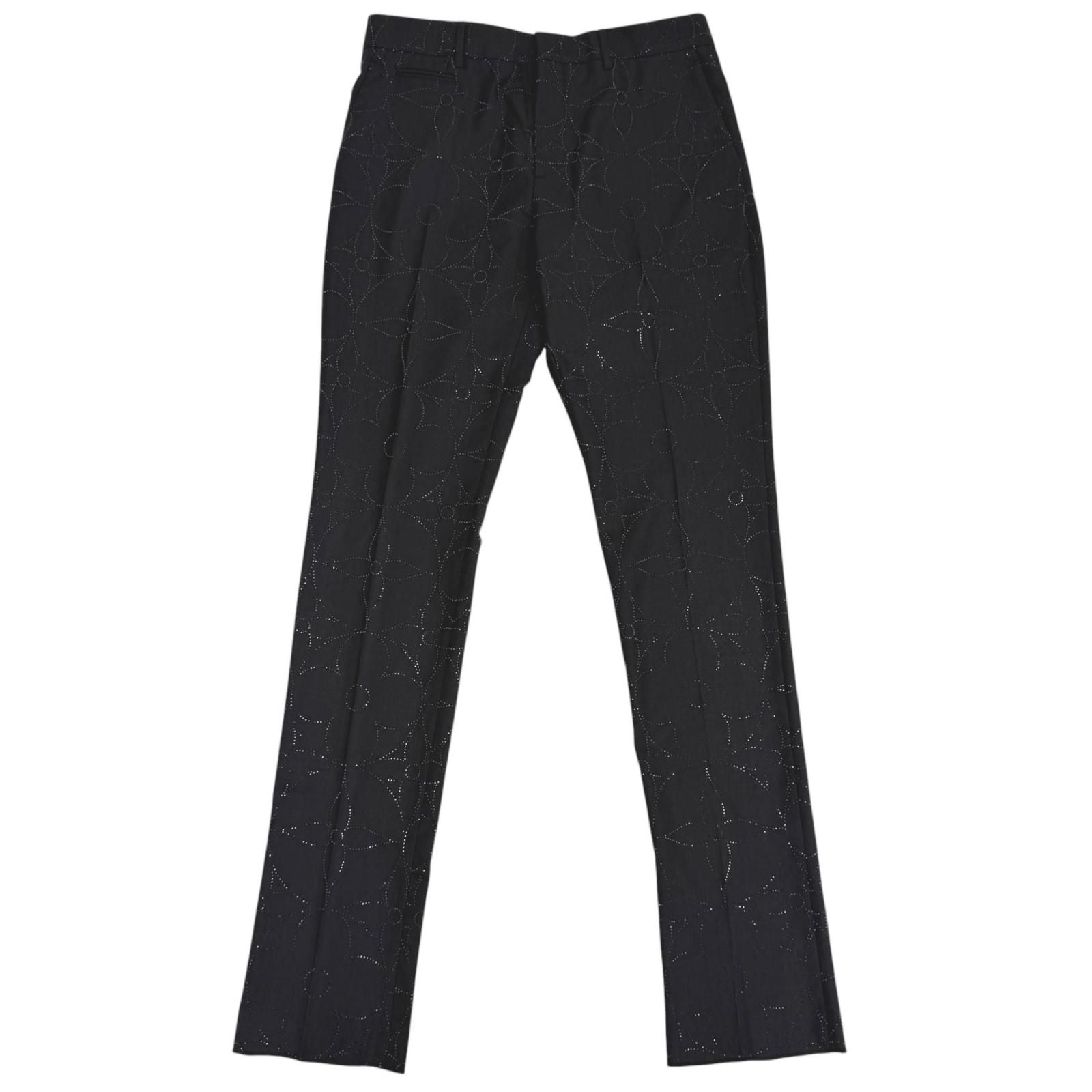 Louis Vuitton Monogram Bijou Single Trousers Pants 42