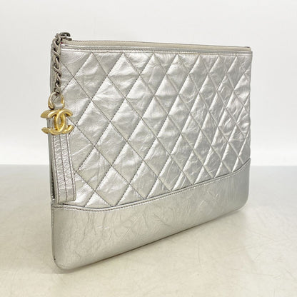 Chanel Clutch Gabrielle de Chanel Leather Silver Gold — view 2