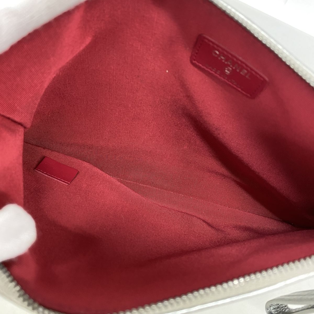 Chanel Clutch Gabrielle de Chanel Leather Silver Gold — view 4