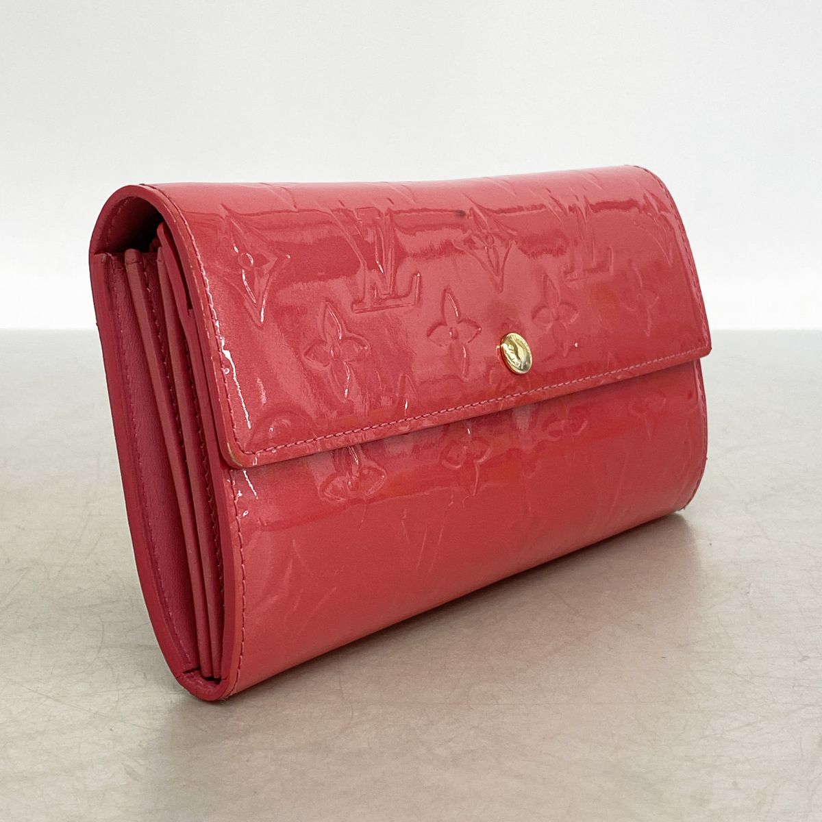 Louis Vuitton Wallet Vernis Portefeuille Sarah Framboise — view 2