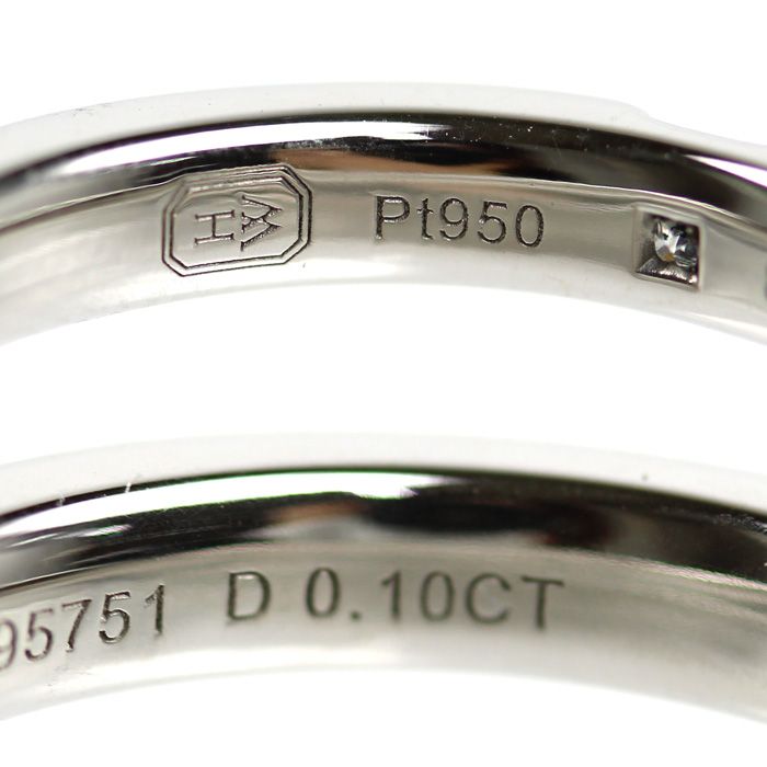 Harry Winston Platinum Princess Cut Band Ring Diamond — view 5
