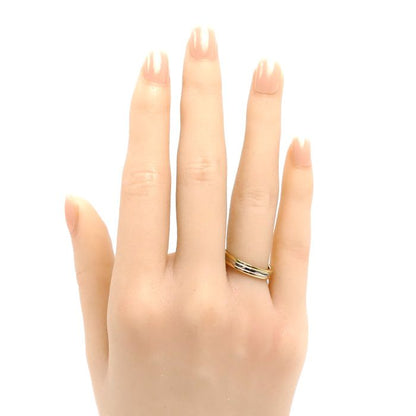 Cartier 18k Yellow Gold PG WG Vendome Louis Ring — view 7