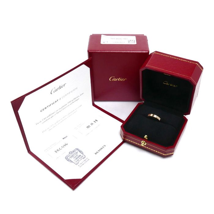 Cartier 18k Yellow Gold PG WG Vendome Louis Ring — view 8