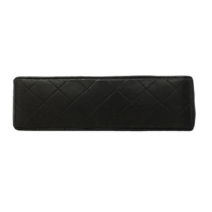 Chanel Shoulder Bag Quilted Lambskin Black Gold — view 3