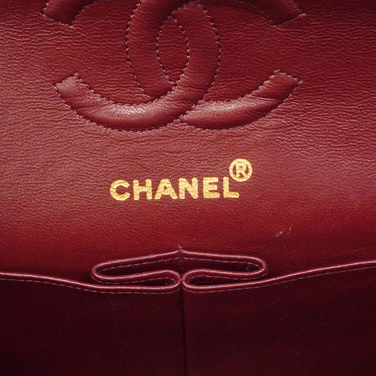 Chanel Shoulder Bag Quilted Lambskin Black Gold — view 5