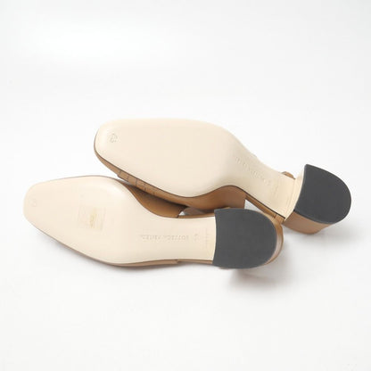 Bottega Veneta Pumps Slingback Chunky Heel Intrecciato Motif Buckle RB — view 8