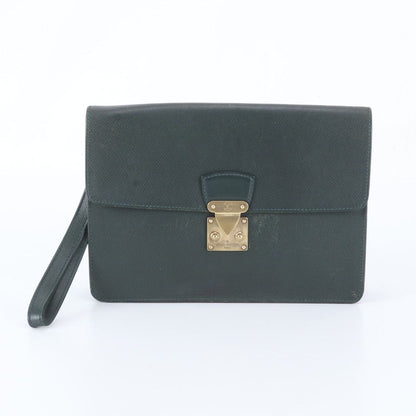 Louis Vuitton Taiga Pochette Clado Leather Clutch Pouch Business
