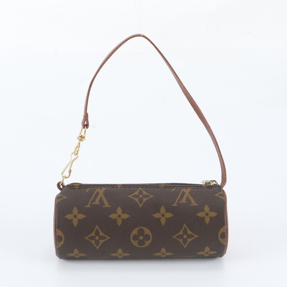 Louis Vuitton Monogram Papillon Pouch Leather Handbag Tote — view 3