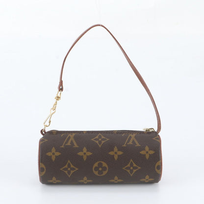 Louis Vuitton Monogram Papillon Pouch Leather Handbag Tote — view 3