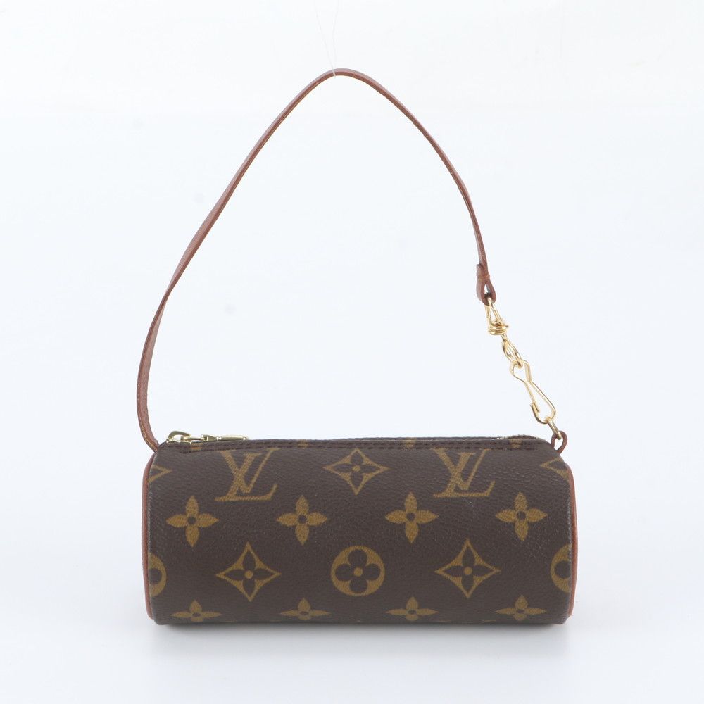 Louis Vuitton Monogram Papillon Pouch Leather Handbag Tote