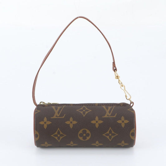 Louis Vuitton Monogram Papillon Pouch Leather Handbag Tote