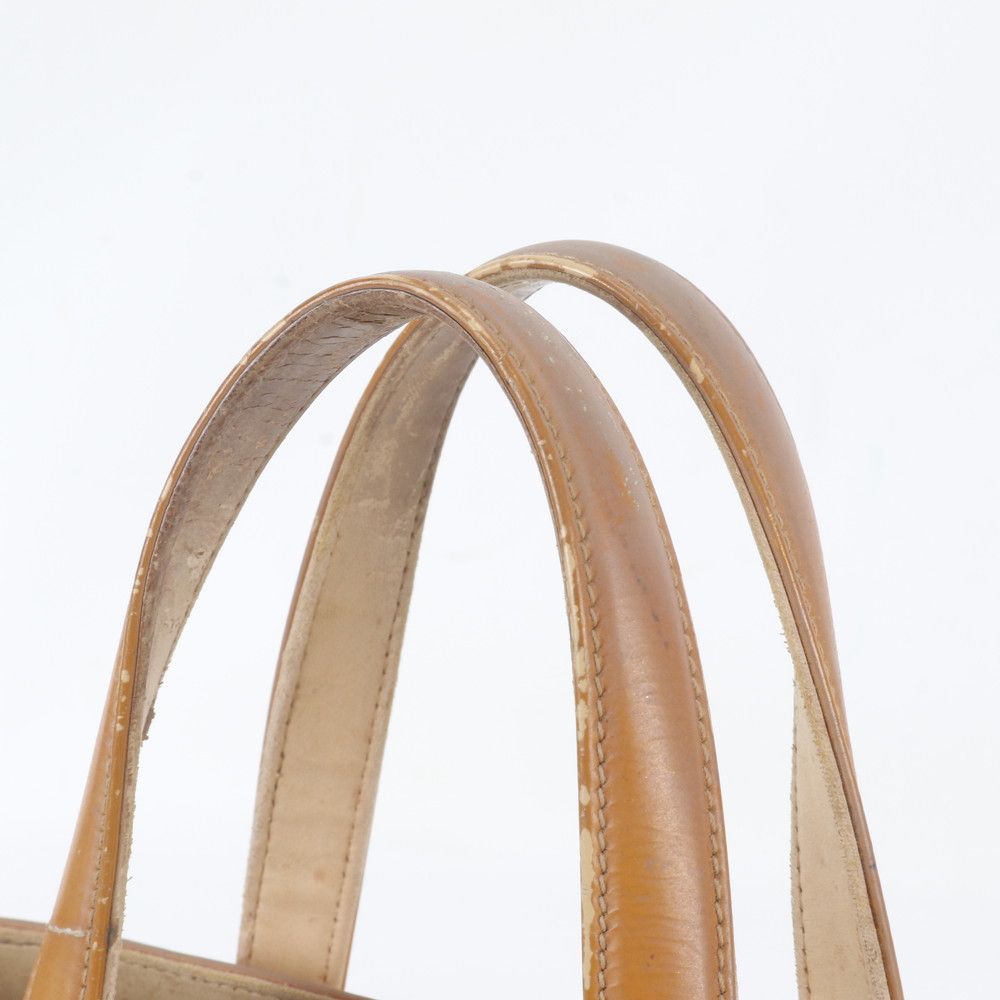 Chanel Choco Bar CC Logo Leather Handbag Shoulder — view 2
