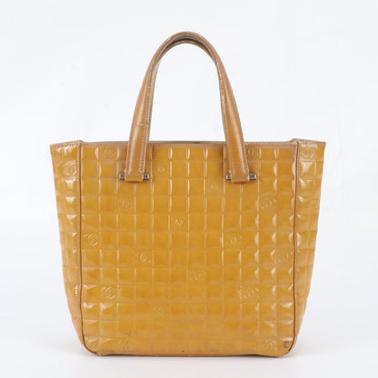 Chanel Choco Bar CC Logo Leather Handbag Shoulder