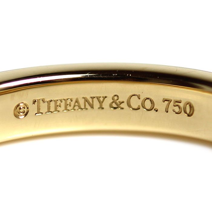 Tiffany & Co 18k Yellow Gold Flat Band Ring — view 4
