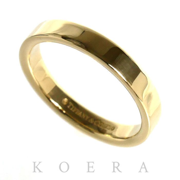 Tiffany & Co 18k Yellow Gold Flat Band Ring