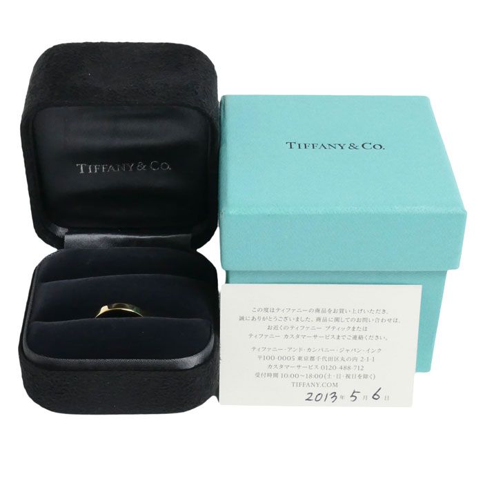 Tiffany & Co 18k Yellow Gold Flat Band Ring — view 7